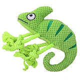 Shrimp Shape Squeaky With Cotton Rope Dog Chew Toys