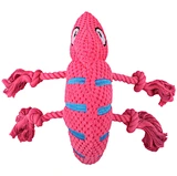 Shrimp Shape Squeaky With Cotton Rope Dog Chew Toys