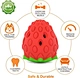 Dog Strawberry Shape Chew Toys