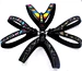 dog Colorful Pattern Training Walking Vest Harness