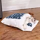 Casa cálida plegable ligera para mascotas