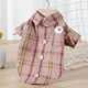 Classic Pet Checkered Shirt
