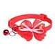 Polypropylene Fiber Bow Pet Cat Collar With Bell