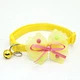 Polypropylene Fiber Bow Pet Cat Collar With Bell