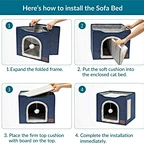 Foldable Hideaway Cat Beds