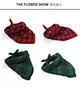 Pet Triangle Plaid Square Bandana