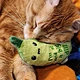 Cat Green plush velvet banana toy