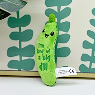 Cat Green plush velvet banana toy