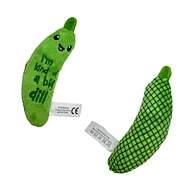 Cat Green plush velvet banana toy