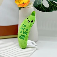 Cat Green plush velvet banana toy