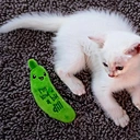 Cat Green plush velvet banana toy