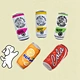 Pet Squeaky Coffee Cup Food Shape Toy