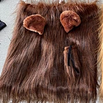 Pet Costume Lion Wigs Mane Hair Scarf