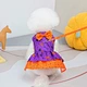 Dog  Summer Princess Colorful Skirt Dress
