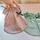 Cat Sweet Plaid Dresses