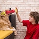 rubber dog bone toy