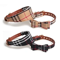 Pet Collar With Name Plate Metal Buckle