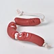 Red Rubber Sausage Dog Toy