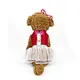 vestido de cachorro gravata borboleta