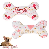 Valentine Gift Bone Shape Plush Toy For Pets
