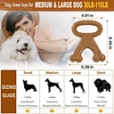Pet wishbone chewing toy