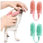 Dog Double Fingers Toothbrush