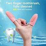 Dog Double Fingers Toothbrush