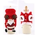 christmas winter pet clothing
