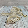 Leather Checked Pet Collar