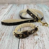 Leather Checked Pet Collar