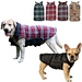 Dog Plaid Vest Coat