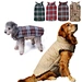 Dog Plaid Vest Coat