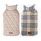 Dog Plaid Vest Coat