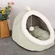 Acogedora área de dormir para gatos