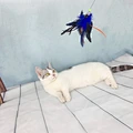 Cat Teaser Fishing Rod