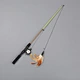 Cat Toy Stick Retractable Rod Fish