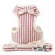 Dog Harness Leash Set With Bowknot
