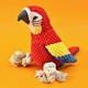 Pet Parrot Bird Shape Molar Toy