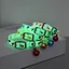 Glow-in-the-dark dog collar necklace