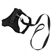 Adjustable nylon vest harness for pets