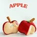 Apple shape cute soft  Dog Toy