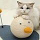 Duck Shape Sisal Scratching Ball Toys