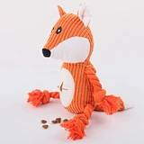 Dog Crinkle Squeaky Plush Filling Leak Food Chew Toy