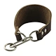 Top-grain leather collar