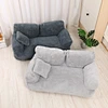Warm Soft Luxury Cotton Dog Bed