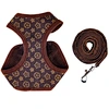 Dog harness with leash