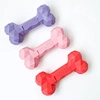 Dog Chew Bone Shape Toothbrush Teeth Cleaning TPR Toys