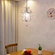 diy hanging light with crystal chandeliers