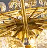 teardrop chandelier with base details