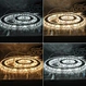 ring crystal chandelier for luxury style decor